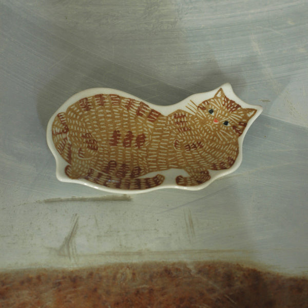 Kata Kata Ceramic Dish - Tora Cat