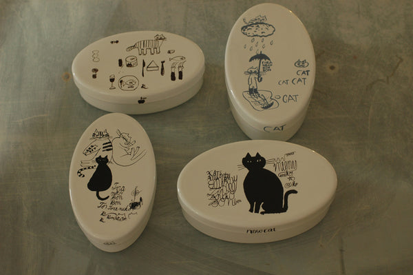 Toraneko BonBon Enamel Bento Box Design B