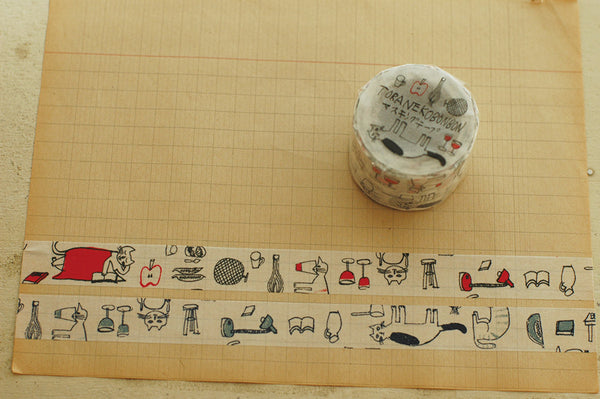 Toraneko BonBon Washi Tapes 2-pc Set