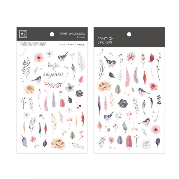 MU Print-On Stickers 122