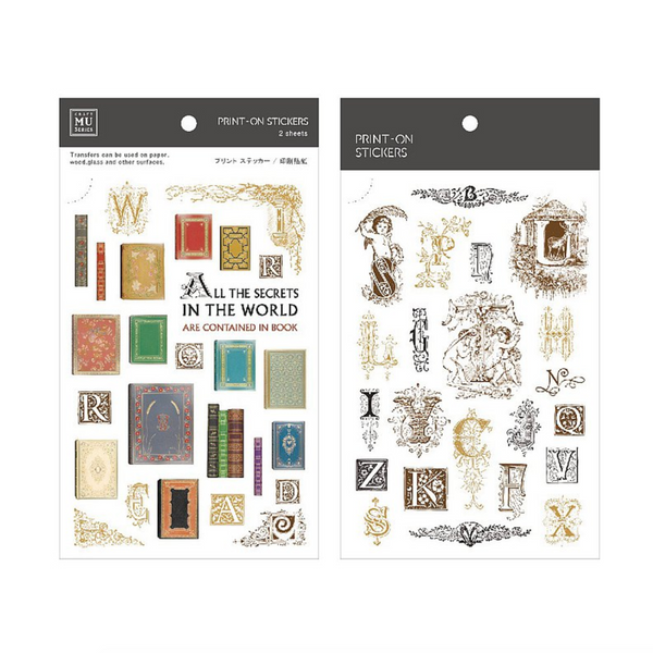 MU Print-On Stickers 128