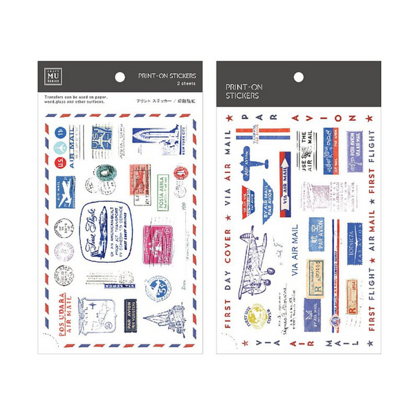 MU Print-On Stickers 130