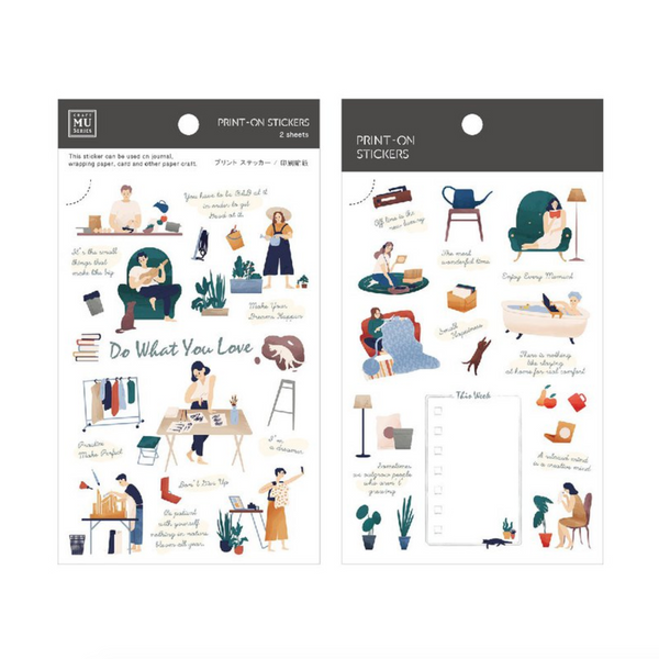 MU Print-On Stickers 80