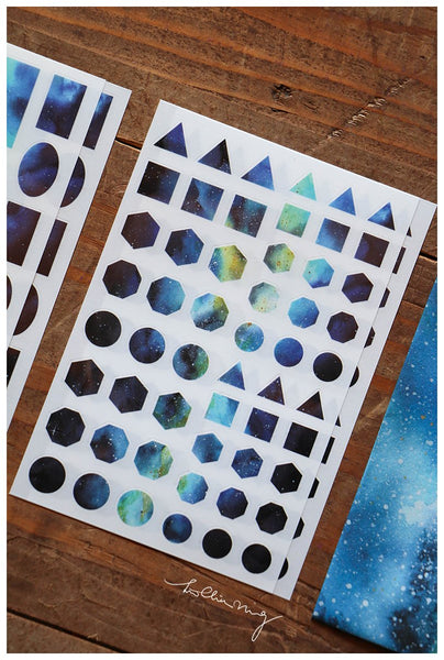 LCN Print-on Stickers Cosmos (Blue)