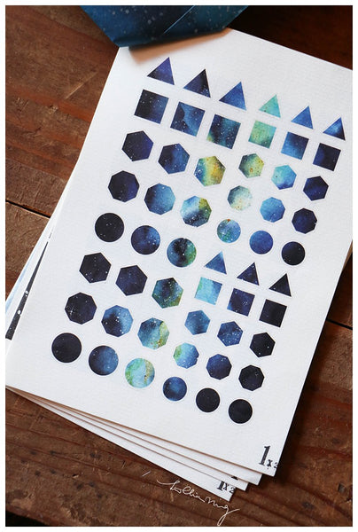 LCN Print-on Stickers Cosmos (Blue)