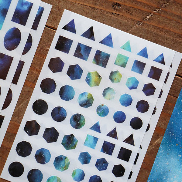 LCN Print-on Stickers Cosmos (Blue)
