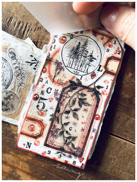 LCN Print-on Stickers - Dried Flower