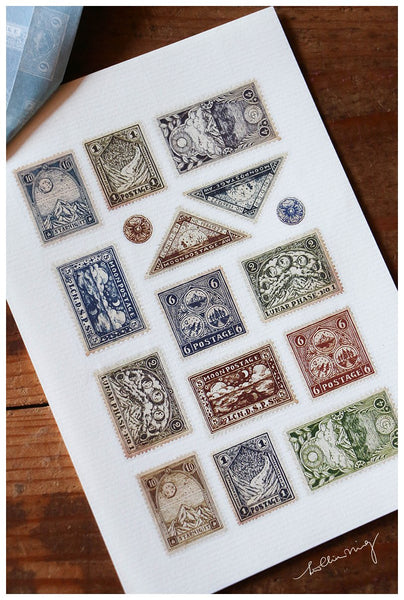 LCN Print-on Stickers - Postage Stamp