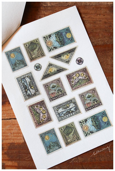 LCN Print-on Stickers - Postage Stamp