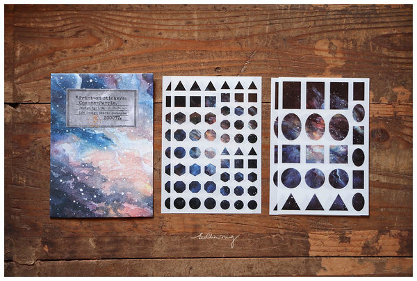 LCN Print-on Stickers Cosmos (Purple)