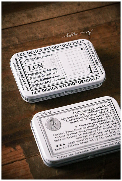 LCN Daily Metal Storage Tin - Specimen Label