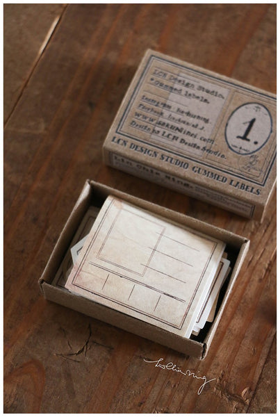 LCN Gummed Label Set - Specimen Labels No.1