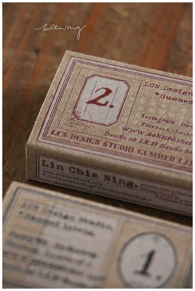 LCN Gummed Label Set - Specimen Labels No.2