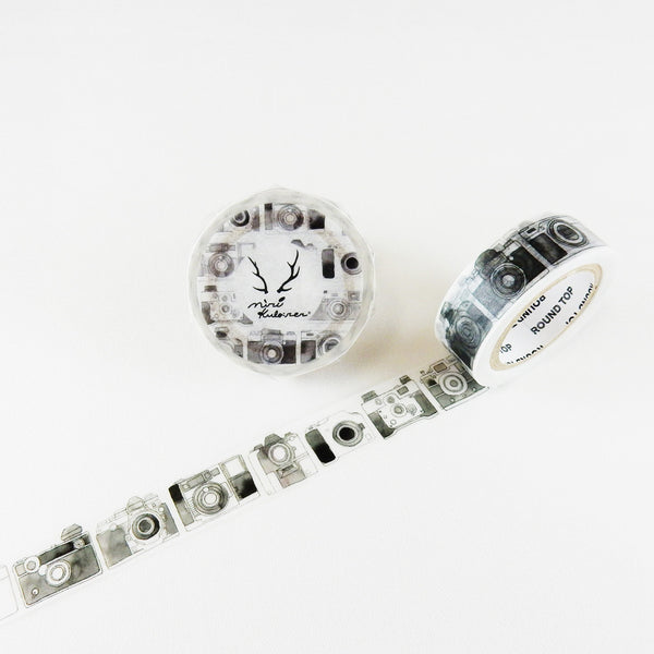 Round Top x MiriKulo:rer Washi Tape - Camera