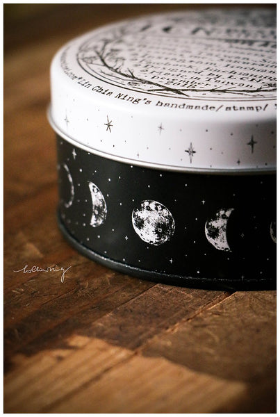 LCN Metal Storage Tin - Moon Phase