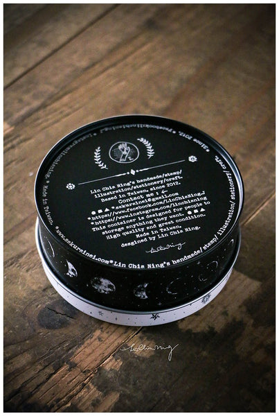 LCN Metal Storage Tin - Moon Phase