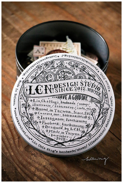 LCN Metal Storage Tin - Moon Phase