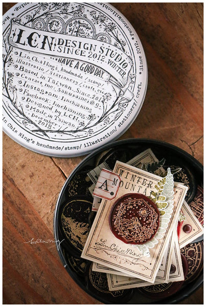 LCN Metal Storage Tin - Moon Phase