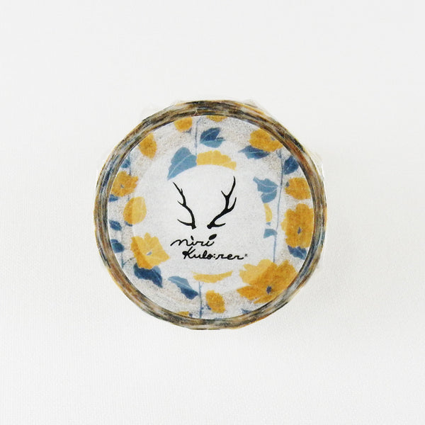 Round Top x MiriKulo:rer Washi Tape - Flower1