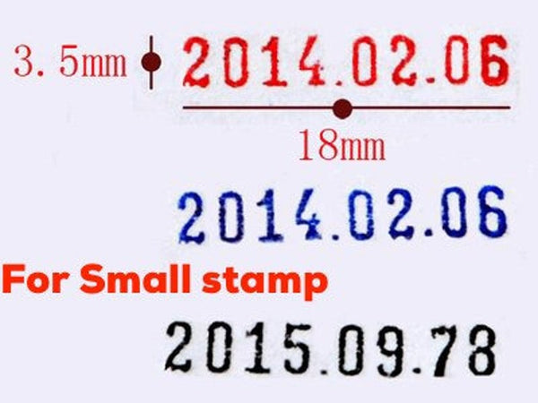 Brass Rotary Date Stamp (S/M/L)