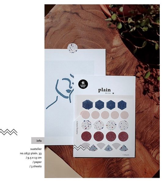 Suatelier Plain 33 Sticker