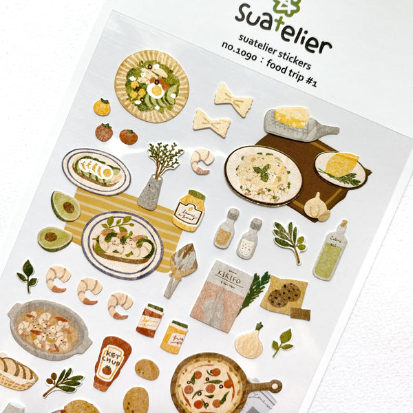 Suatelier Sticker - Food Trip 1