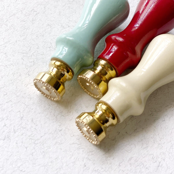 Button Macaron Handle Wax Seal Stamp