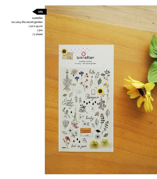 Suatelier Sticker - The Secret Garden