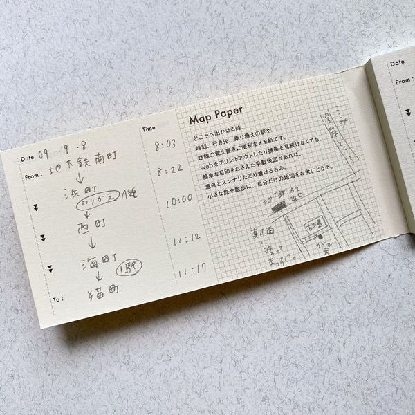 Classiky Map Paper Pad