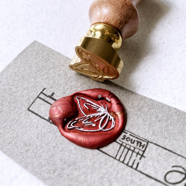 Butterfly Wood Handle Wax Seal Stamp