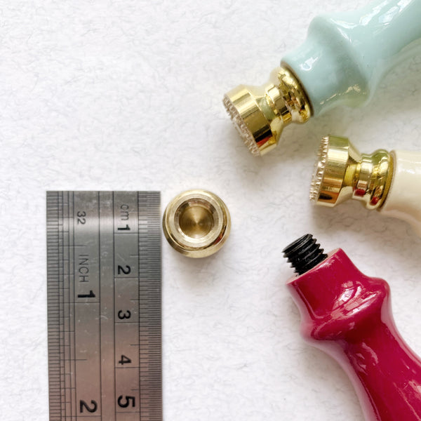 Button Macaron Handle Wax Seal Stamp
