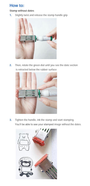 Takahata Panda Date Stamp