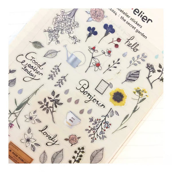 Suatelier Sticker - The Secret Garden