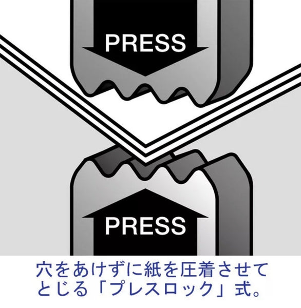 Kokuyo Harinacs Staple-free Stapler - BLUE