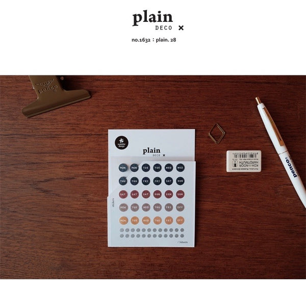 Suatelier Plain 28 Sticker