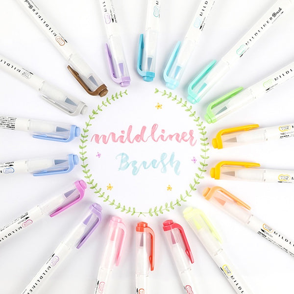 Zebra Mildliner Double-ended Brush Pen