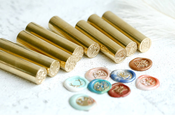 Sprig Brass Wax Seal Stamp - 12mm