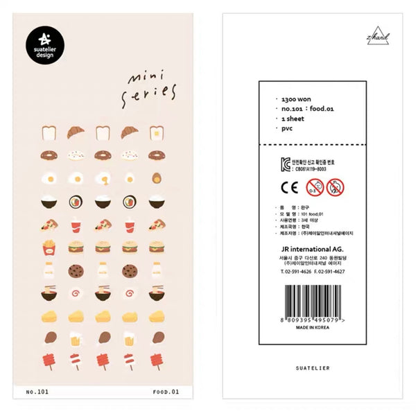Suatelier Mini Series Sticker - Food 01