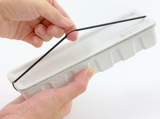 Midori Pulp Storage Pen Case - White