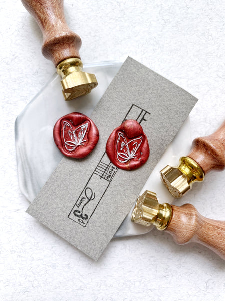 Butterfly Wood Handle Wax Seal Stamp