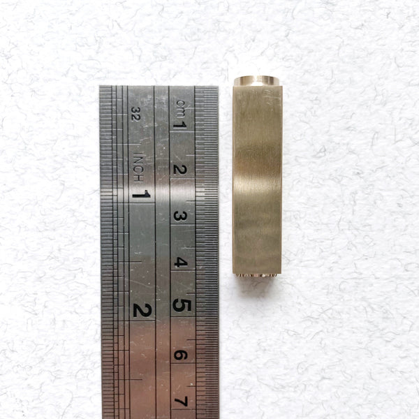 Two-sided Brass Wax Seal Stamp - Floral