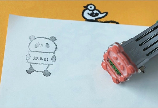 Takahata Panda Date Stamp