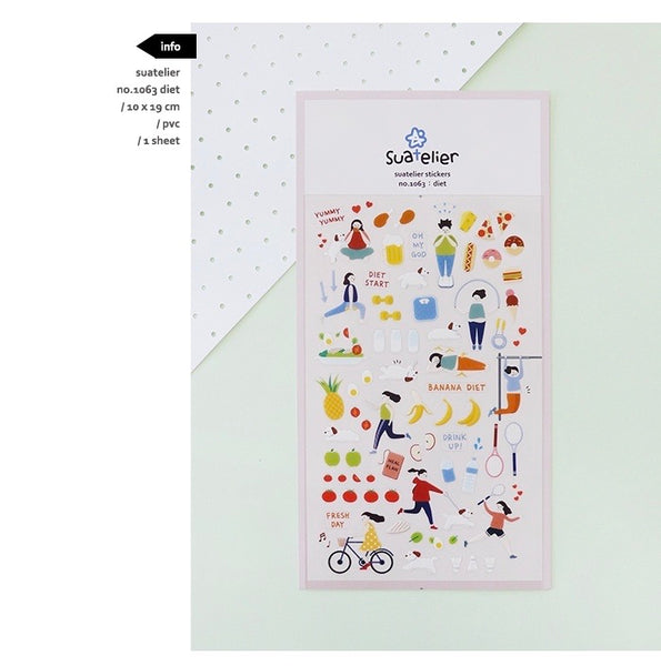 Suatelier Sticker - Diet