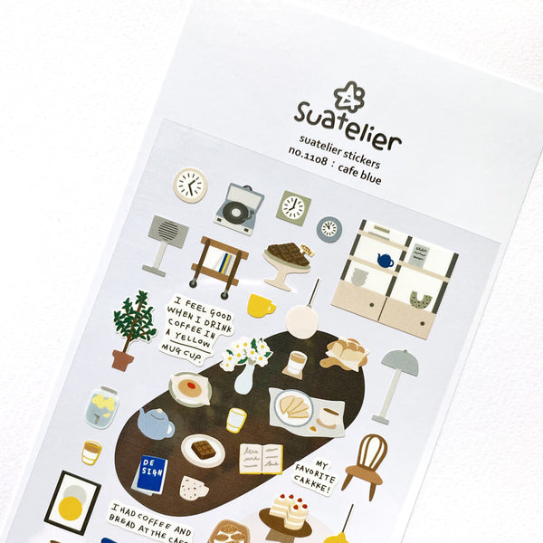 Suatelier Sticker - Cafe Blue