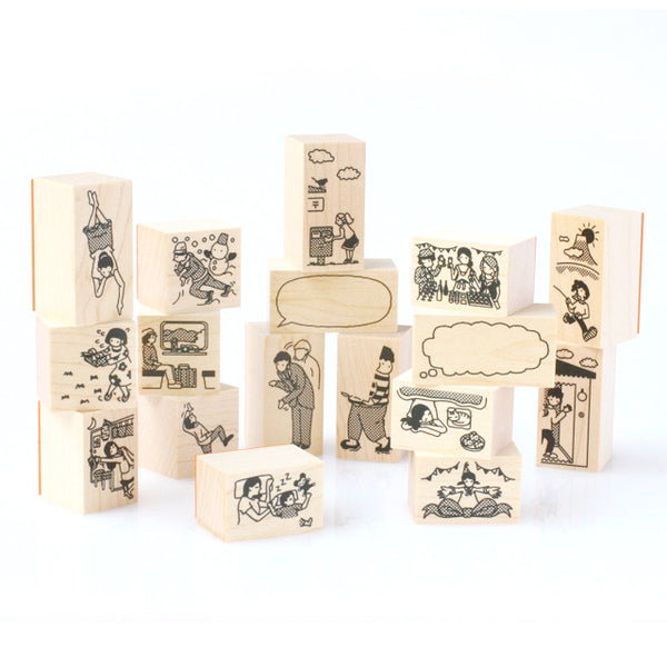 Kobito Wood Stamp 004
