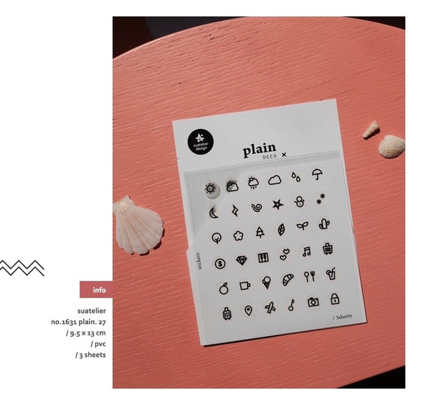 Suatelier Plain 27 Sticker