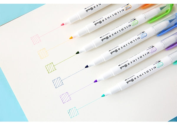 Zebra Mildliner Double-ended Brush Pen