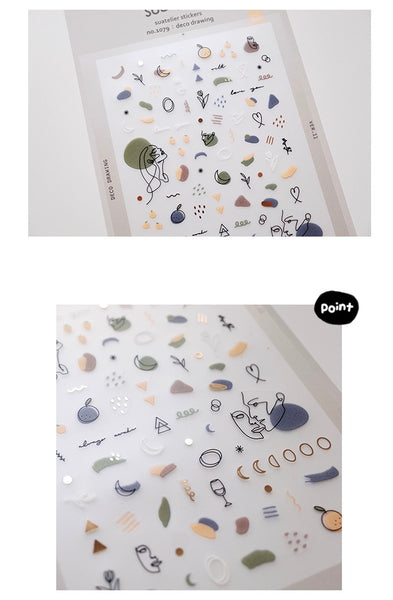 Suatelier Sticker - Deco Drawing