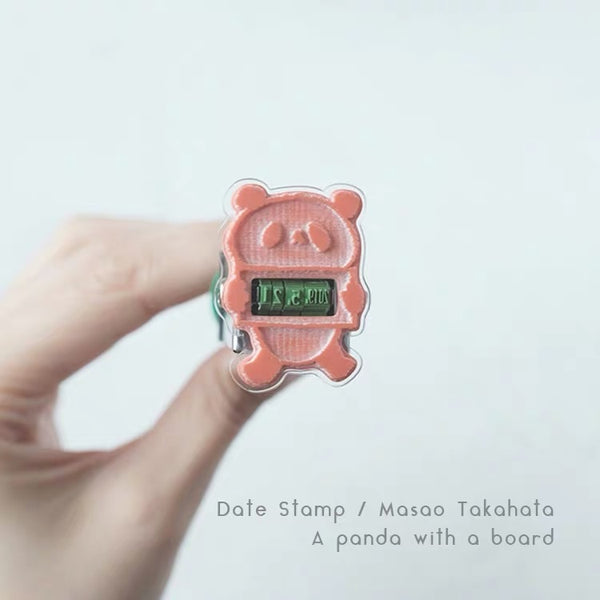 Takahata Panda Date Stamp