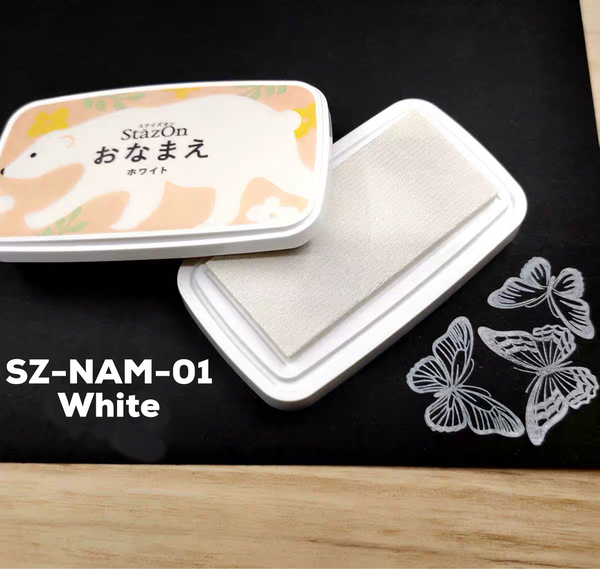 Stazon Onamae White Ink Pad